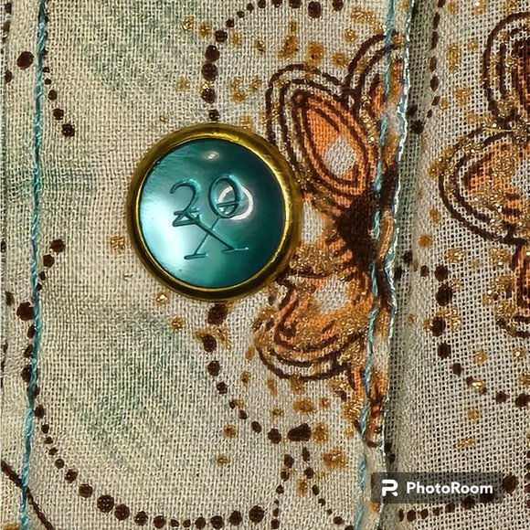 Twenty X by Wrangler Western Rodeo Shirt Women's Cowgirl Tailored Fit Size‎ XL - Picture 5 of 7